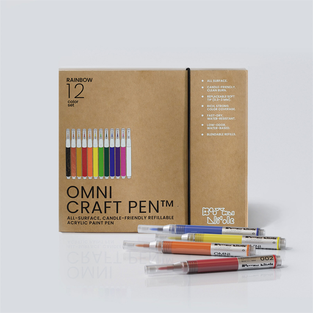 Candle Glass Supplies - Boowan Nicole OmniCraft pluma marcadores de