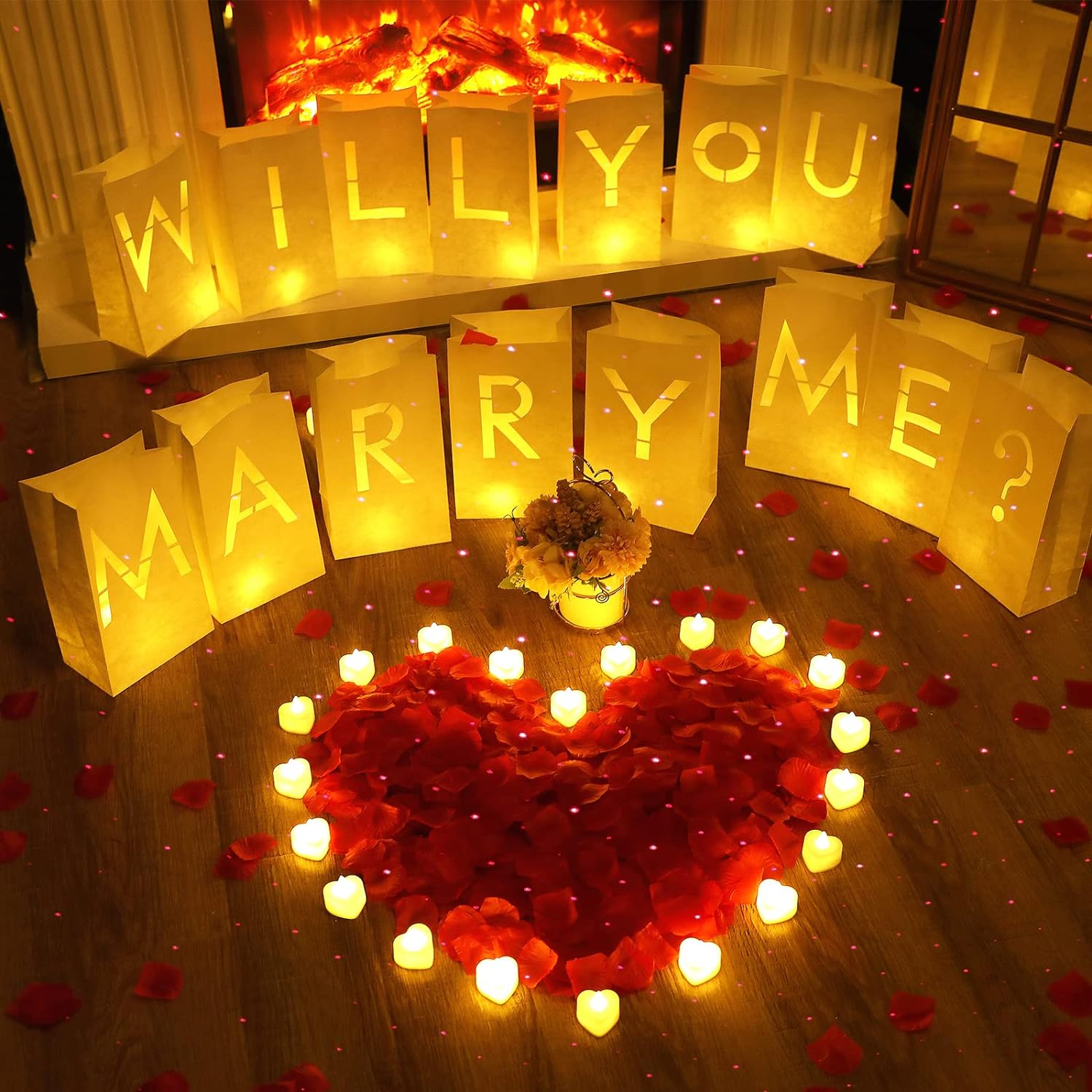 Candle Sachet - Will You Marry Me propuesta decoración
