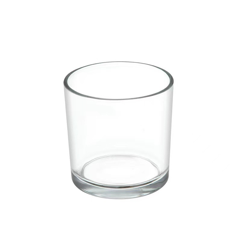 Candle Glass Supplies - Portavelas de Vidrio Transparente Premium, Frasco
