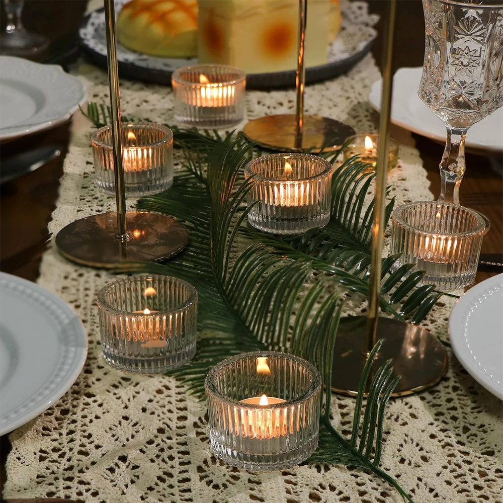 Portavelas de cristal transpar - Candle Glass Supplies reseña y precio