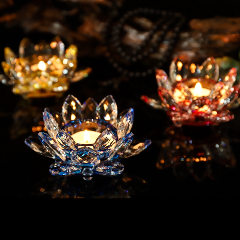 Candelabros artesanales de cri - Candle Glass Supplies reseña y precio