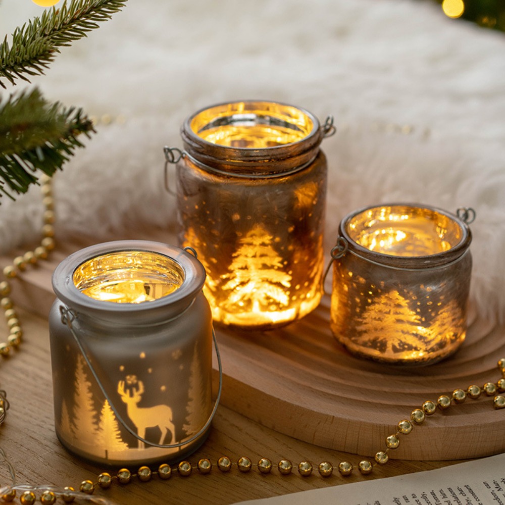 Portavelas de vidrio galvaniza - Candle Glass Supplies reseña y precio