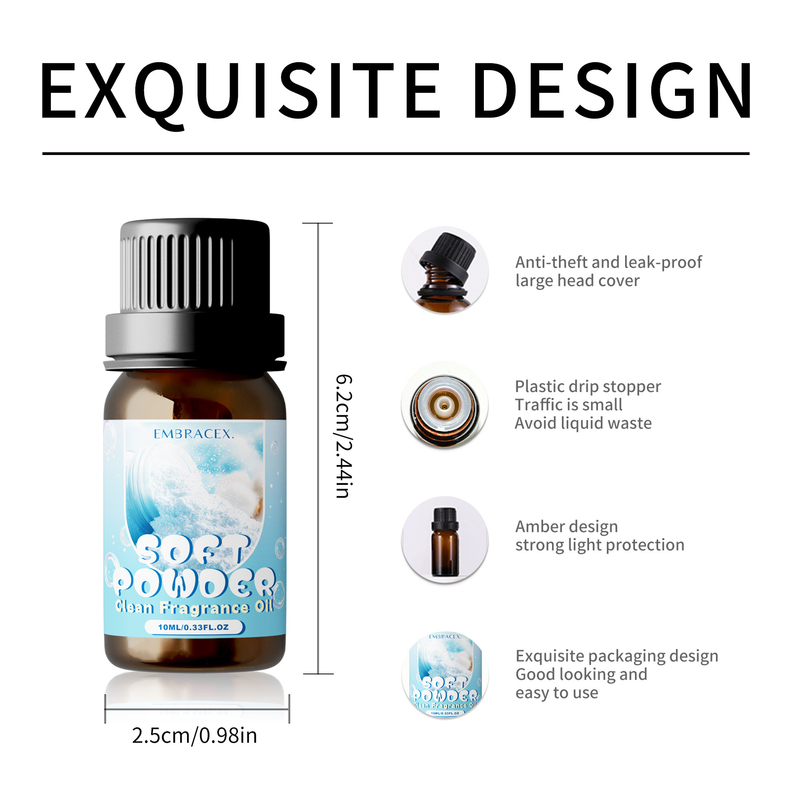 Aceite Esencial en Polvo Suave - Fragrance Oil 10Ml reseña y precio